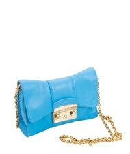 FURLA METROPOLIS Mini sac &agrave; bandouli&egrave;re en cuir azur&eacute; - Sacs pour Femme - 2