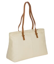 BRIC&rsquo;S CREMONA Sac cabas en cuir, sac bandouli&egrave;re CR&Egrave;ME - Sacs pour Femme - 3