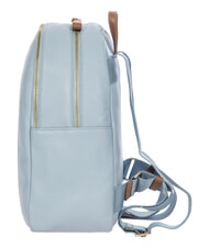 BRIC&rsquo;S CREMONA Sac &agrave; dos en cuir, deux compartiments ciel - Sacs pour Femme - 4