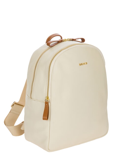 CREMONA Sac &agrave; dos en cuir, deux compartiments CR&Egrave;ME - Sacs pour Femme