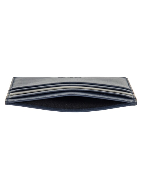 BERNINA porte-cartes en cuir oc&eacute;an - Portefeuilles Homme