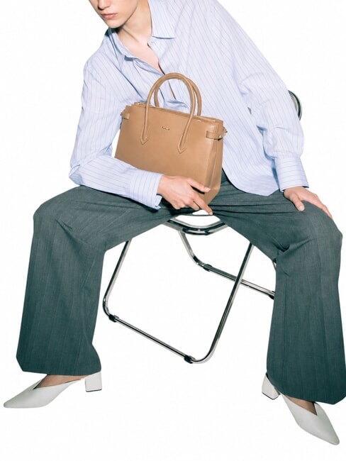GARDENIA Sac &agrave; main en cuir imprim&eacute; Andromeda d&eacute;sert - Sacs pour Femme