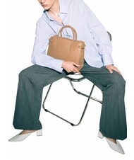 FURLA GARDENIA Sac &agrave; main en cuir imprim&eacute; Andromeda - Sacs pour Femme
