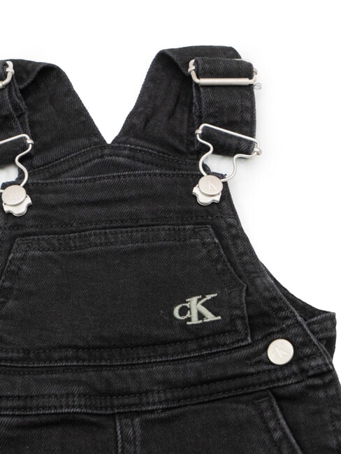 CK salopette en jean noir lav&eacute; - Pantalons pour enfants