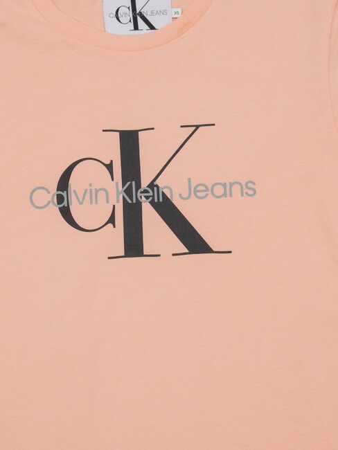 CK JEANS T-shirt en coton fleur p&acirc;le - T-shirt