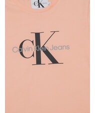 CALVIN KLEIN CK JEANS T-shirt en coton fleur p&acirc;le - T-shirt - 2
