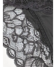 CALVIN KLEIN CK Culottes en dentelle noir - Slip femme - 2