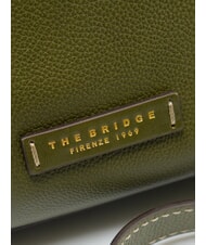 THE BRIDGE GEMMA Mini sac bandouli&egrave;re en cuir thym abb gold - Sacs pour Femme - 3