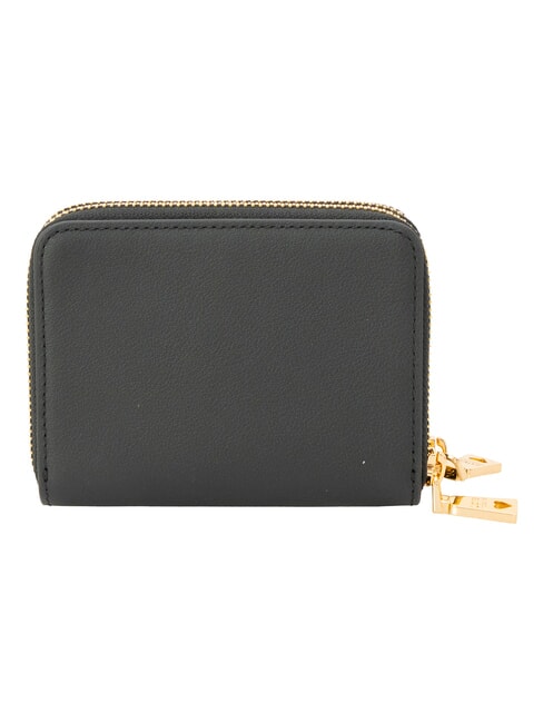 LOVE EMBOSSED Portefeuille en cuir avec porte-cartes Noir - Portefeuilles Femme