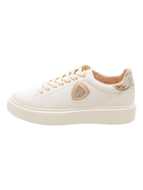 VENUS Baskets cr&egrave;me/python - Chaussures Femme