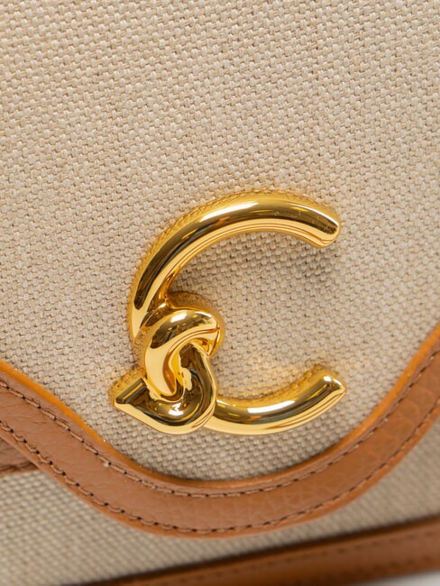 C-ME CANVAS Mini sac bandouli&egrave;re en cuir r&eacute;cif / p&ecirc;che - Sacs pour Femme