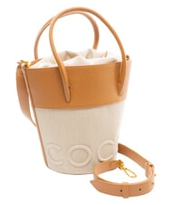 COCCINELLE MYRTHA CANVAS Sac seau, avec bandouli&egrave;re r&eacute;cif / p&ecirc;che - Sacs pour Femme - 2
