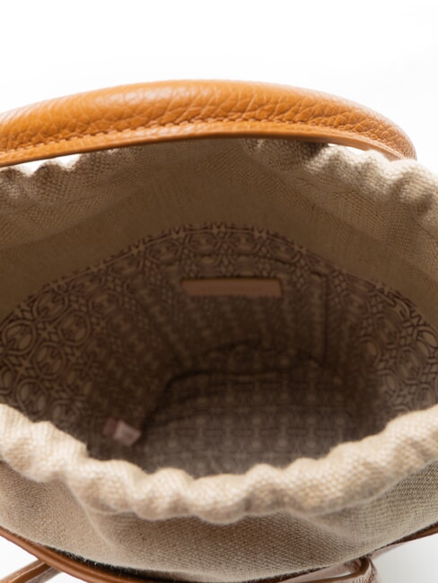 MYRTHA CANVAS Sac seau, avec bandouli&egrave;re r&eacute;cif / p&ecirc;che - Sacs pour Femme