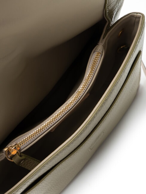 DORIAN  Sac bandouli&egrave;re, en cuir vert laurier - Sacs pour Femme