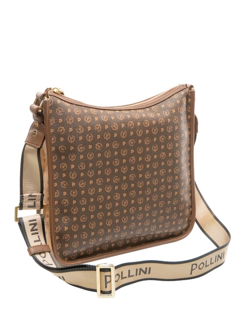 HERITAGE Sac bandouli&egrave;re ajustable marron / cr&egrave;me - Sacs pour Femme