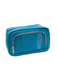 AMERICAN TOURISTER BLAZING RIDE &Eacute;tui &agrave; maquillage avec poche avant turquoise/orange - Trousses - 2