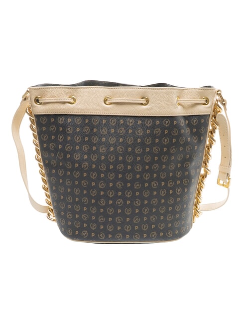HERITAGE sac seau &agrave; bandouli&egrave;re Noir / Ivoire - Sacs pour Femme