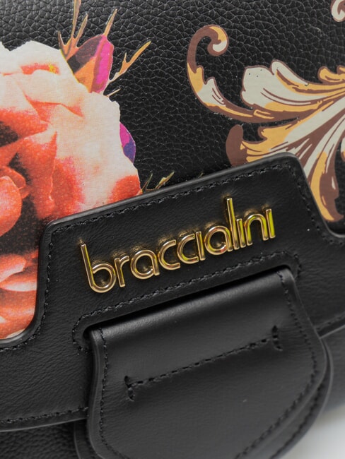 NICOLE Sac &agrave; main avec bandouli&egrave;re noir - Sacs pour Femme