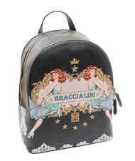 BRACCIALINI BRITNEY Sac &agrave; dos &agrave; double poche noir - Sacs pour Femme - 2