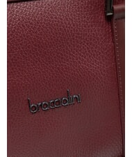 BRACCIALINI HELLEN Sac &agrave; main en cuir Bourgogne - Sacs pour Femme - 4