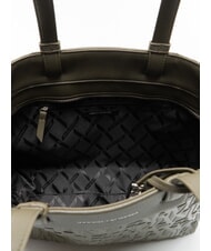 ARMANI EXCHANGE A|X ALL OVER sac &agrave; bandouli&egrave;re savane - Sacs pour Femme - 5