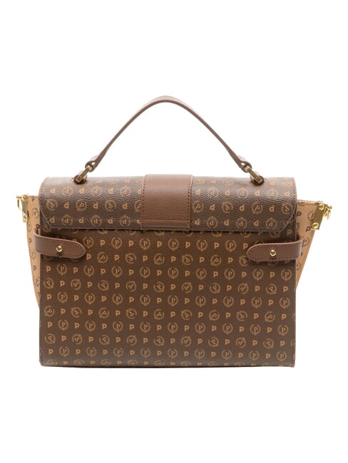 HERITAGE Sac &agrave; main avec bandouli&egrave;re marron / cr&egrave;me - Sacs pour Femme