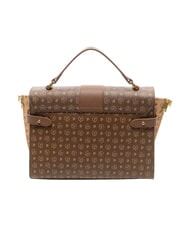 POLLINI HERITAGE Sac &agrave; main avec bandouli&egrave;re marron / cr&egrave;me - Sacs pour Femme - 3