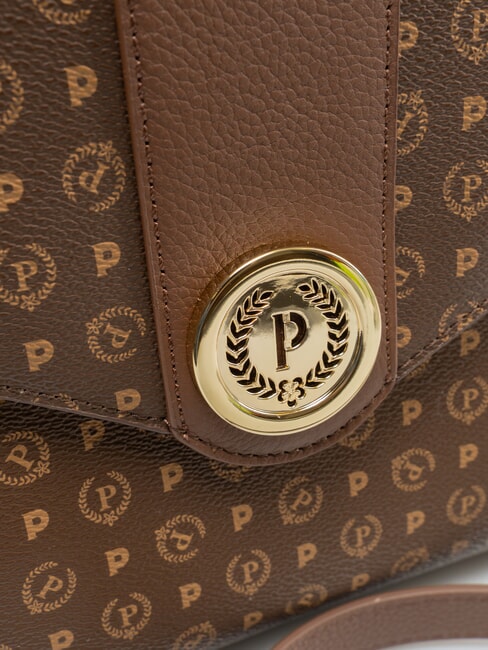 HERITAGE Sac &agrave; main avec bandouli&egrave;re marron / cr&egrave;me - Sacs pour Femme
