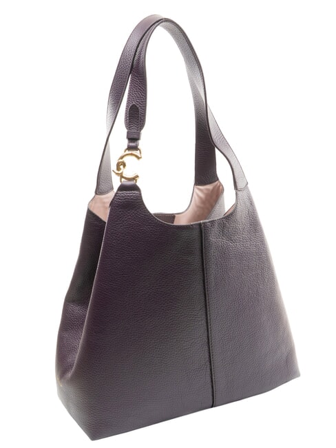 C-EASY Sac bandouli&egrave;re, avec pochette prunes - Sacs pour Femme