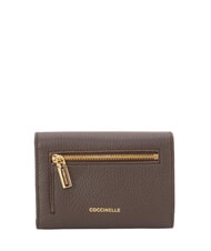 COCCINELLE KELSEY portefeuille en cuir fondant marron - Portefeuilles Femme - 3