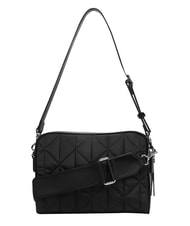 CALVIN KLEIN QUILTED NYLON Mini sac bandouli&egrave;re, avec bandouli&egrave;re sur noir - Sacs pour Femme - 4
