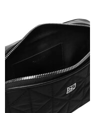 CALVIN KLEIN QUILTED NYLON Mini sac bandouli&egrave;re, avec bandouli&egrave;re sur noir - Sacs pour Femme - 6