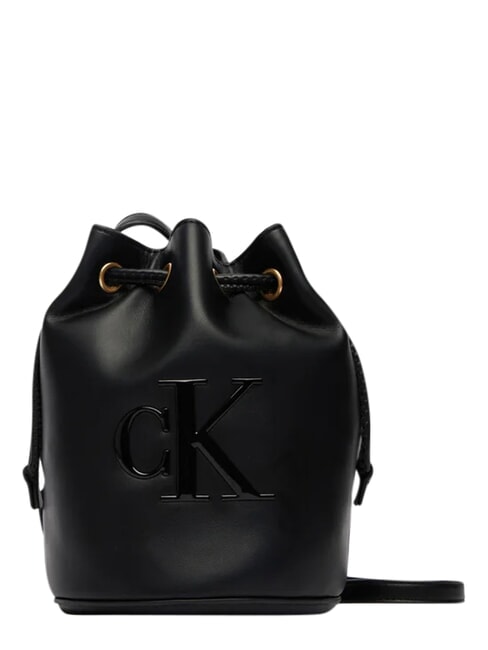 BOLD CK Sac seau, avec bandouli&egrave;re sur noir - Sacs pour Femme