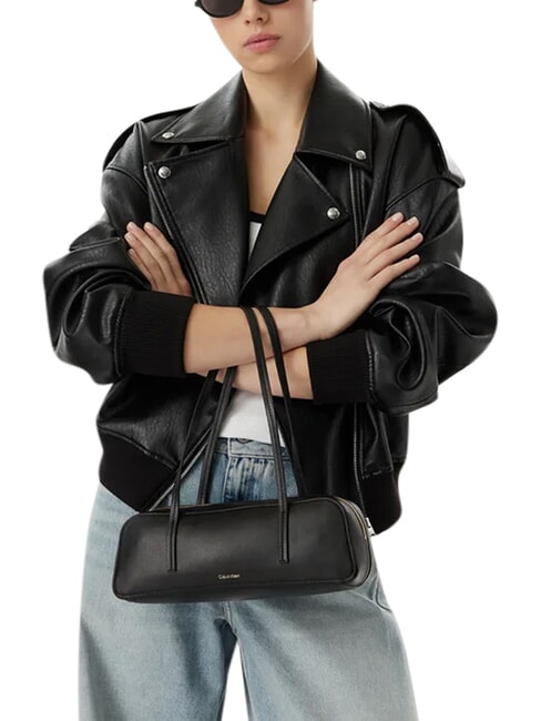 FOIL LOGO Sac bandouli&egrave;re, sac de voyage noix de coco noire/grill&eacute;e - Sacs pour Femme