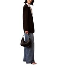 CALVIN KLEIN BOLD CK Sac bandouli&egrave;re, avec bandouli&egrave;re sur noir - Sacs pour Femme - 2