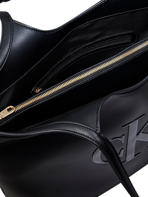 BOLD CK Sac cabas, sac bandouli&egrave;re sur noir - Sacs pour Femme