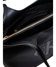 CALVIN KLEIN BOLD CK Sac cabas, sac bandouli&egrave;re sur noir - Sacs pour Femme - 4