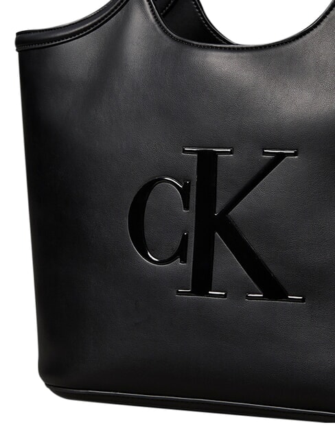 BOLD CK Sac cabas, sac bandouli&egrave;re sur noir - Sacs pour Femme