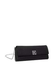 CALVIN KLEIN EMBLEM HW Pochette, sac bandouli&egrave;re sur noir - Sacs pour Femme - 3