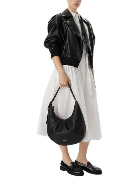 ENGRAVED HW sac bandouli&egrave;re sur noir - Sacs pour Femme