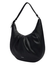 CALVIN KLEIN ENGRAVED HW sac bandouli&egrave;re sur noir - Sacs pour Femme - 4