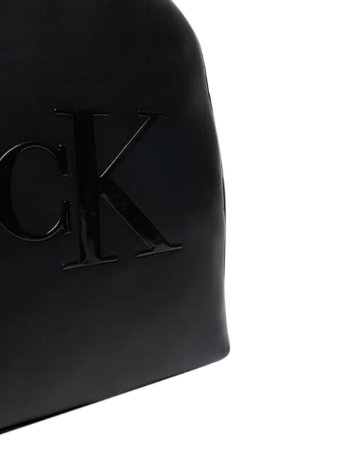 BOLD CK Sac &agrave; dos pour ordinateur portable, une seule poche sur noir - Sacs pour Femme