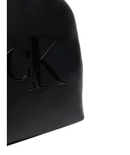 CALVIN KLEIN BOLD CK Sac &agrave; dos pour ordinateur portable, une seule poche sur noir - Sacs pour Femme - 5