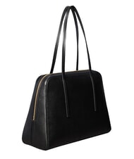 CALVIN KLEIN FOIL LOGO Sac bandouli&egrave;re XL noix de coco noire/grill&eacute;e - Sacs pour Femme - 3