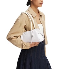 CALVIN KLEIN EMBLEM TRIO sac bandouli&egrave;re alysse blanche - Sacs pour Femme - 2