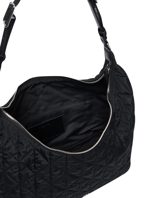 QUILTED NYLON sac bandouli&egrave;re sur noir - Sacs pour Femme