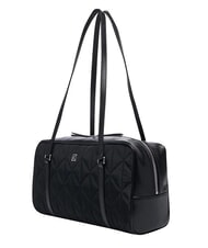 CALVIN KLEIN QUILTED NYLON Le sac bandouli&egrave;re sur noir - Sacs pour Femme - 4
