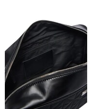 CALVIN KLEIN QUILTED NYLON Le sac bandouli&egrave;re sur noir - Sacs pour Femme - 6