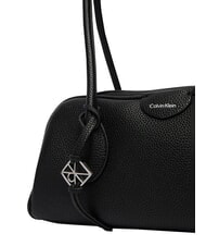 CALVIN KLEIN EMBLEM TRIO sac bandouli&egrave;re noir - Sacs pour Femme - 5