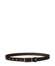 CALVIN KLEIN CLASSIC BUCKLE ceinture en cuir argent d&eacute;licieux/antique - Ceintures - 2
